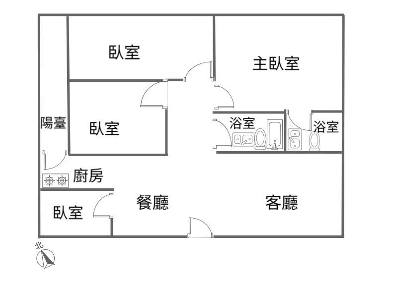 (專)龜山千禧新城4房,桃園市龜山區光 路